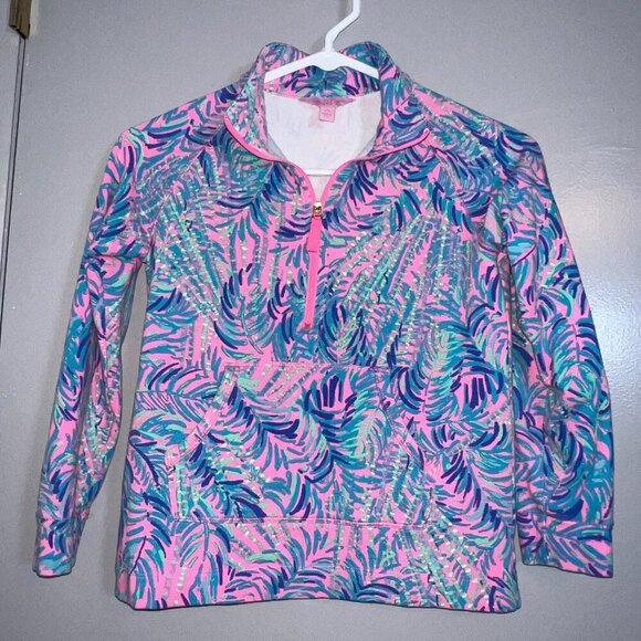 Lilly Pulitzer Other - Lilly Pulitzer Girl's 1/4 Zip Pullover Size L (8-10)
